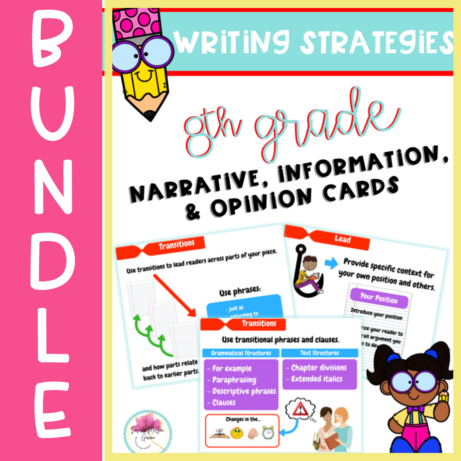 Writing Strategies 8th Grade Cards - desireemcgeegreene.com